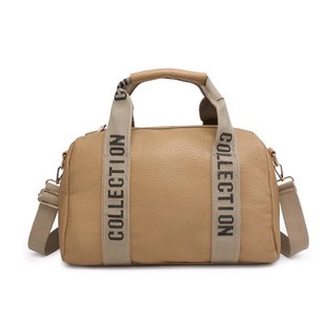Sac de voyage synthétique détails anses renforcées