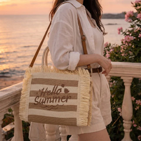 Panier en osier fait main haute résistance