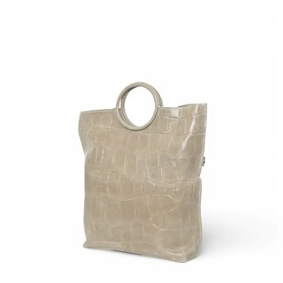 Sac shopping cuir végétal design contemporain 1