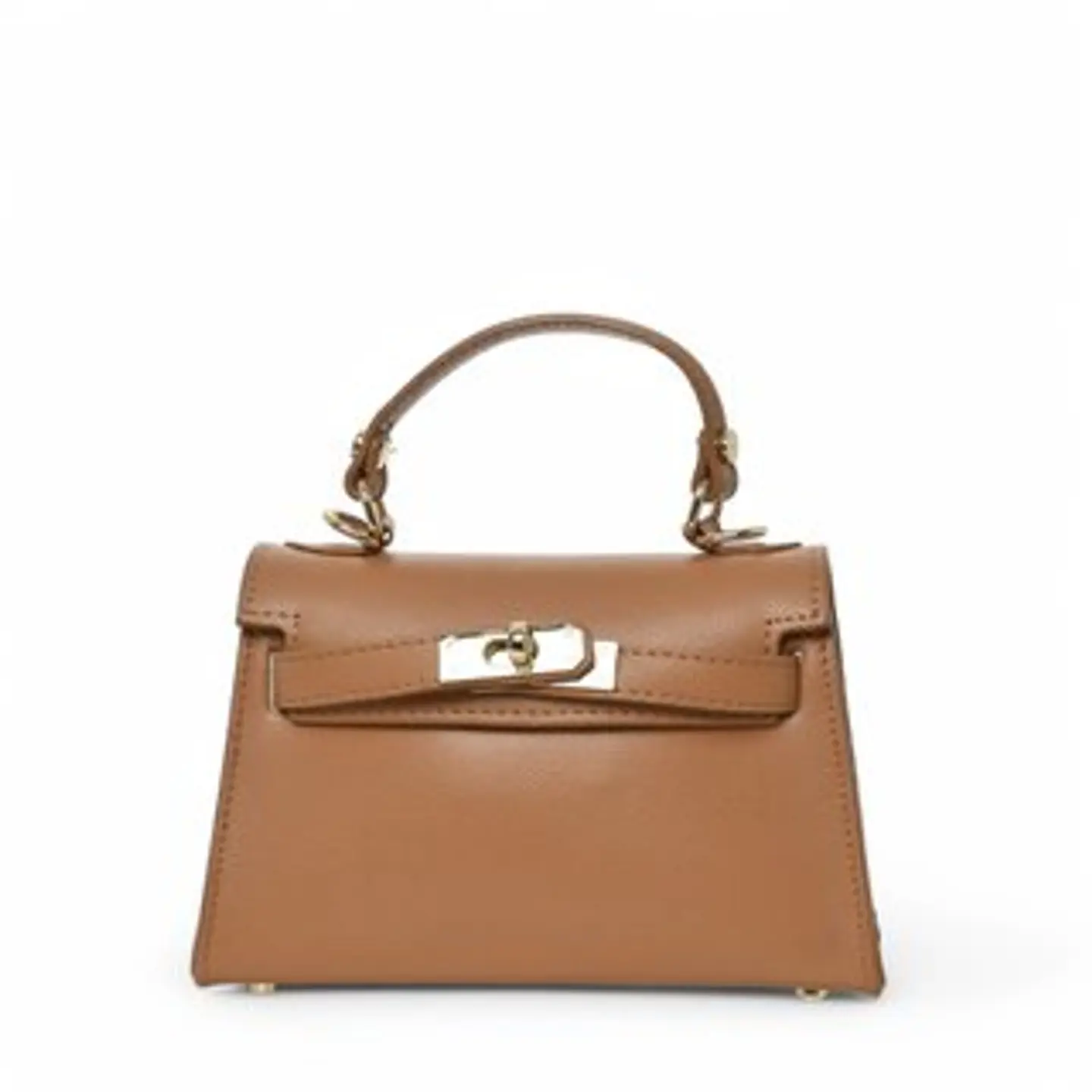 Petit sac shopping cuir élégant anse main 1