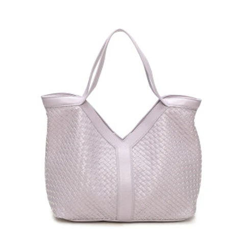 Sac cabas tressé géométrique design exclusif
