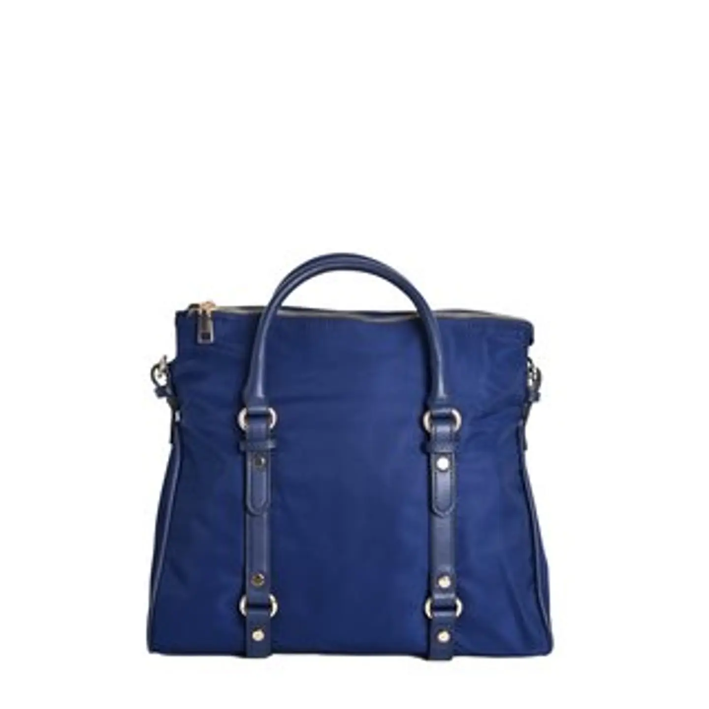 Sac en nylon contemporain subtils détails dorés 1
