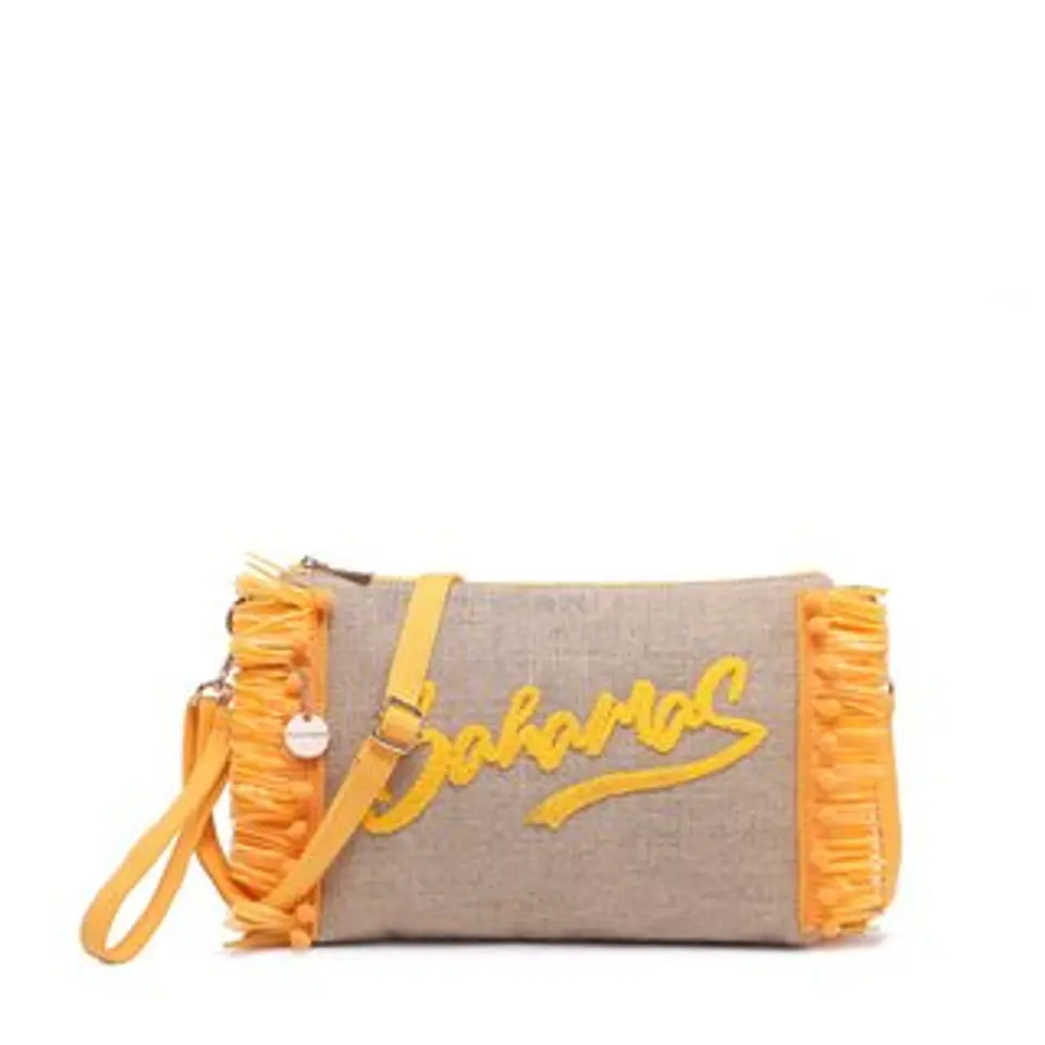 Sac cabas en raphia brodé bahamas style caraïbes 1