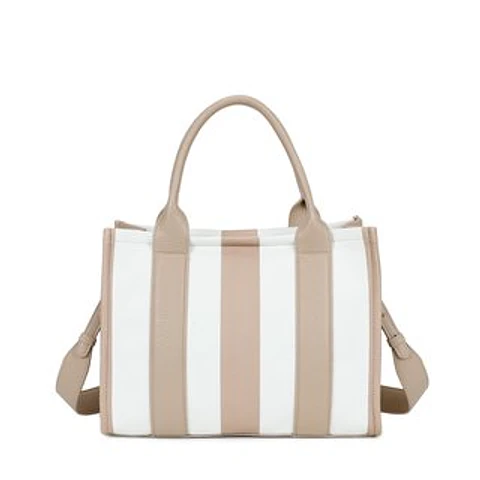 Sac cabas à rayures design marin texture douce