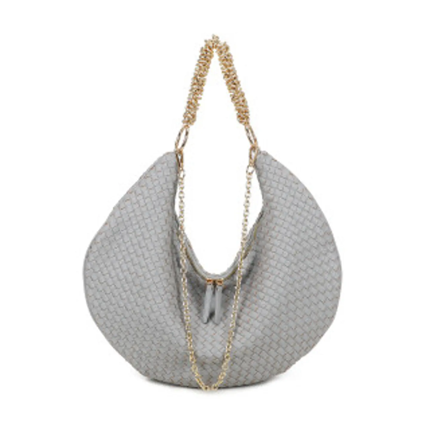 Sac fourre-tout tendance avec anse dorée lumineuse 1