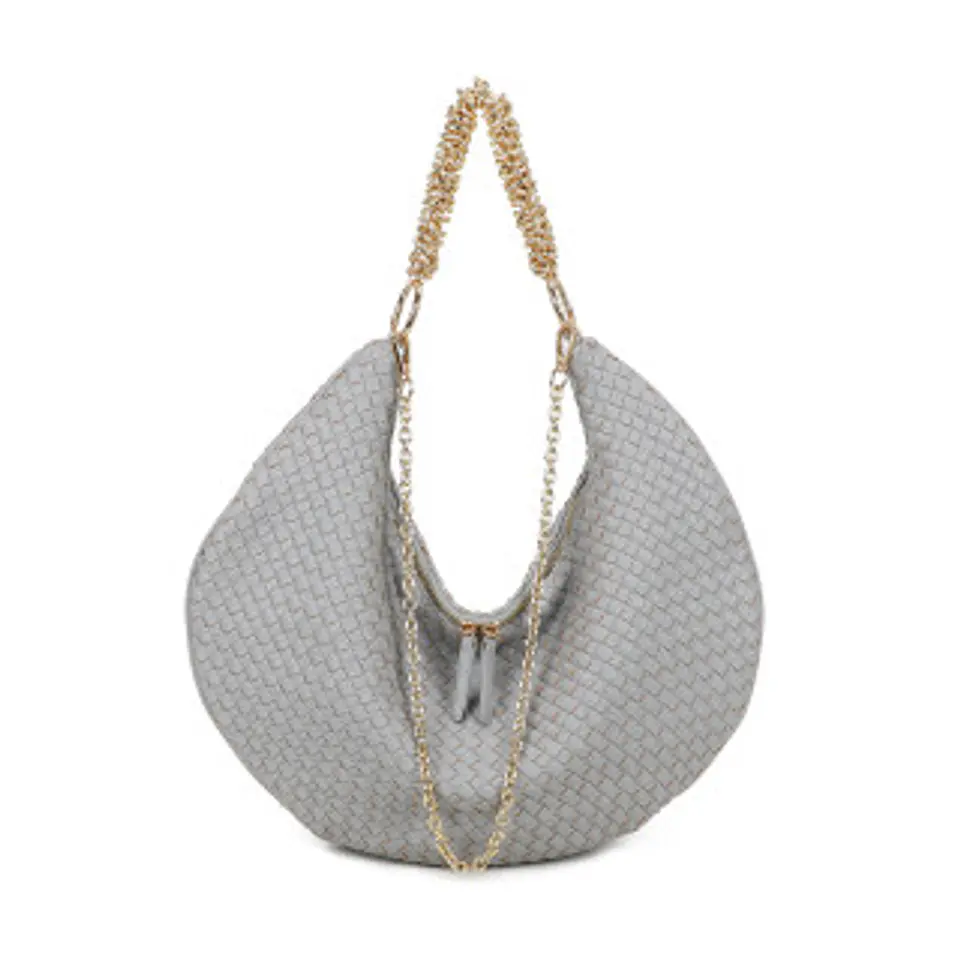 Sac fourre-tout tendance avec anse dorée lumineuse 1
