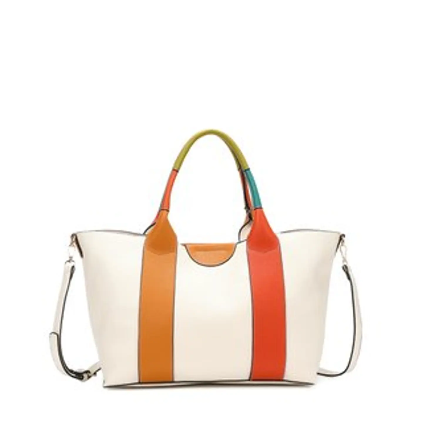 Grand sac fourre-tout motifs bariolés 1