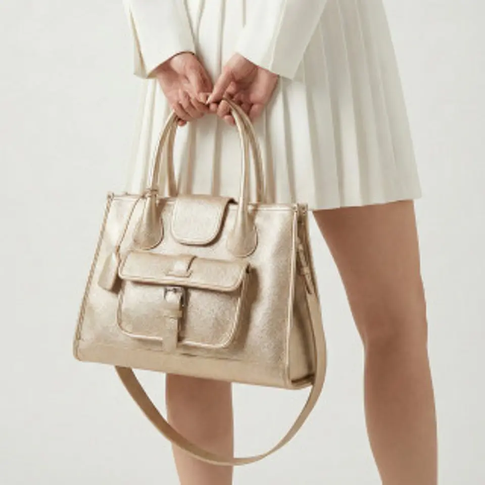 Sac cabas urbain poche frontale accessible 1