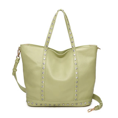 Sac fourre-tout chic détails brillants strass