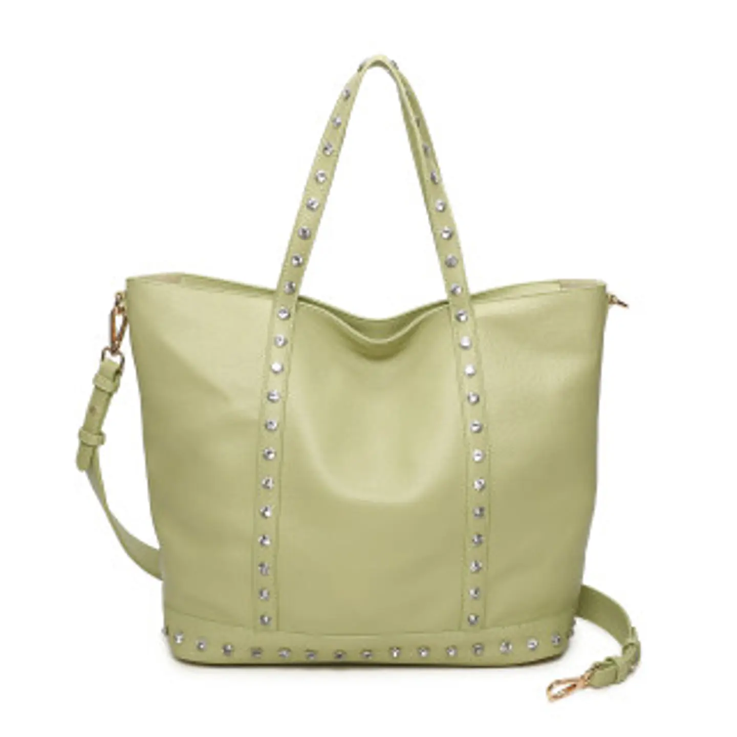 Sac fourre-tout chic détails brillants strass 1