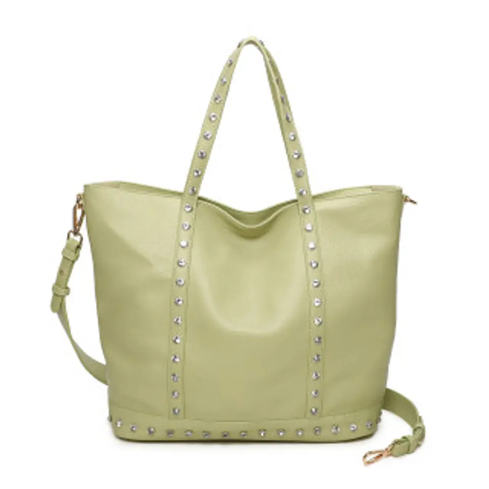 Sac fourre-tout chic détails brillants strass 1