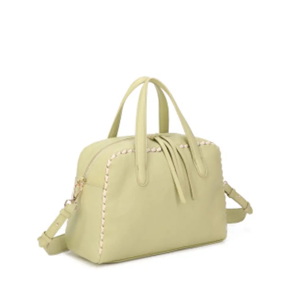 Sac de plage tressé style bohème chic 1
