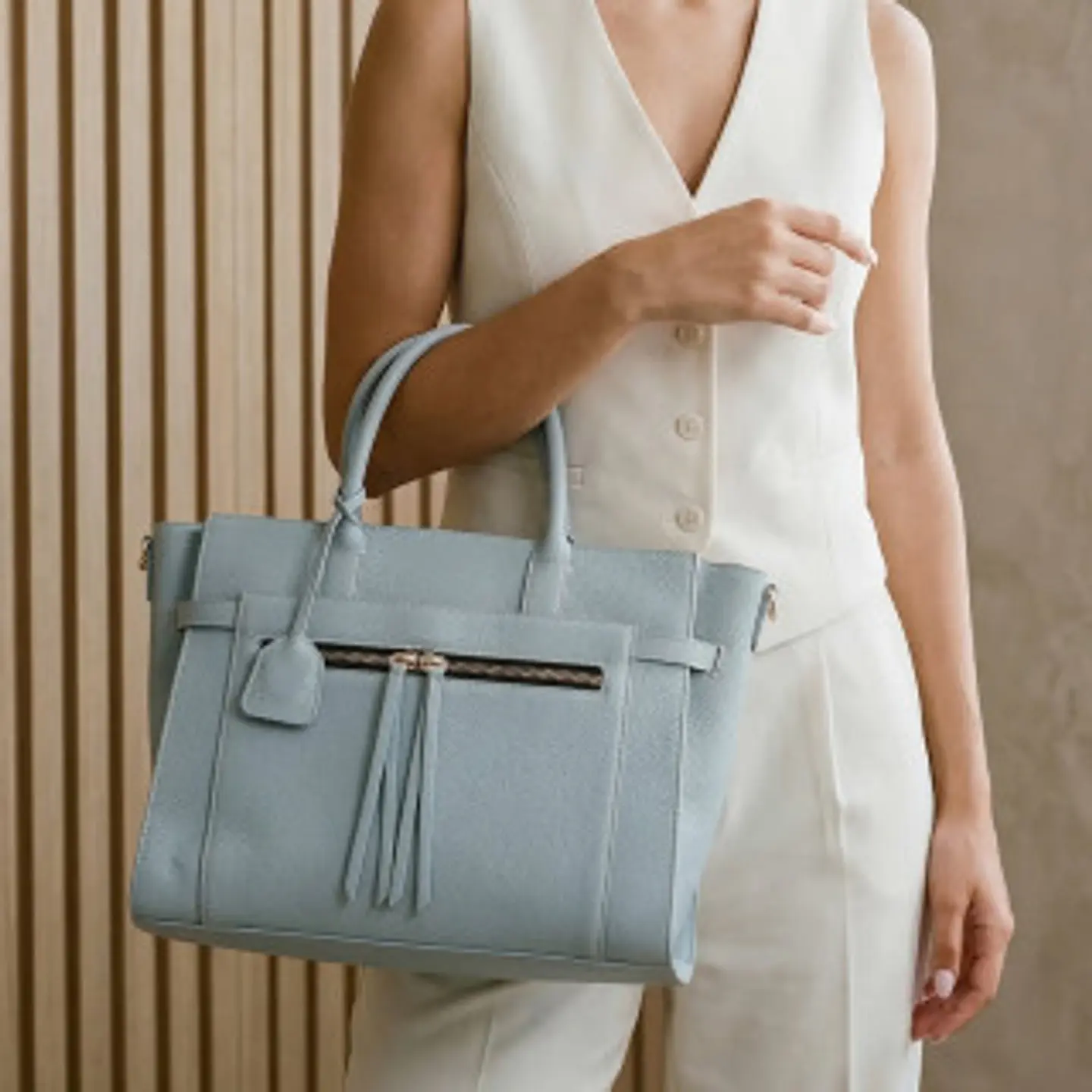 Sac cabas zippé fermeture sécurisée pratique 1