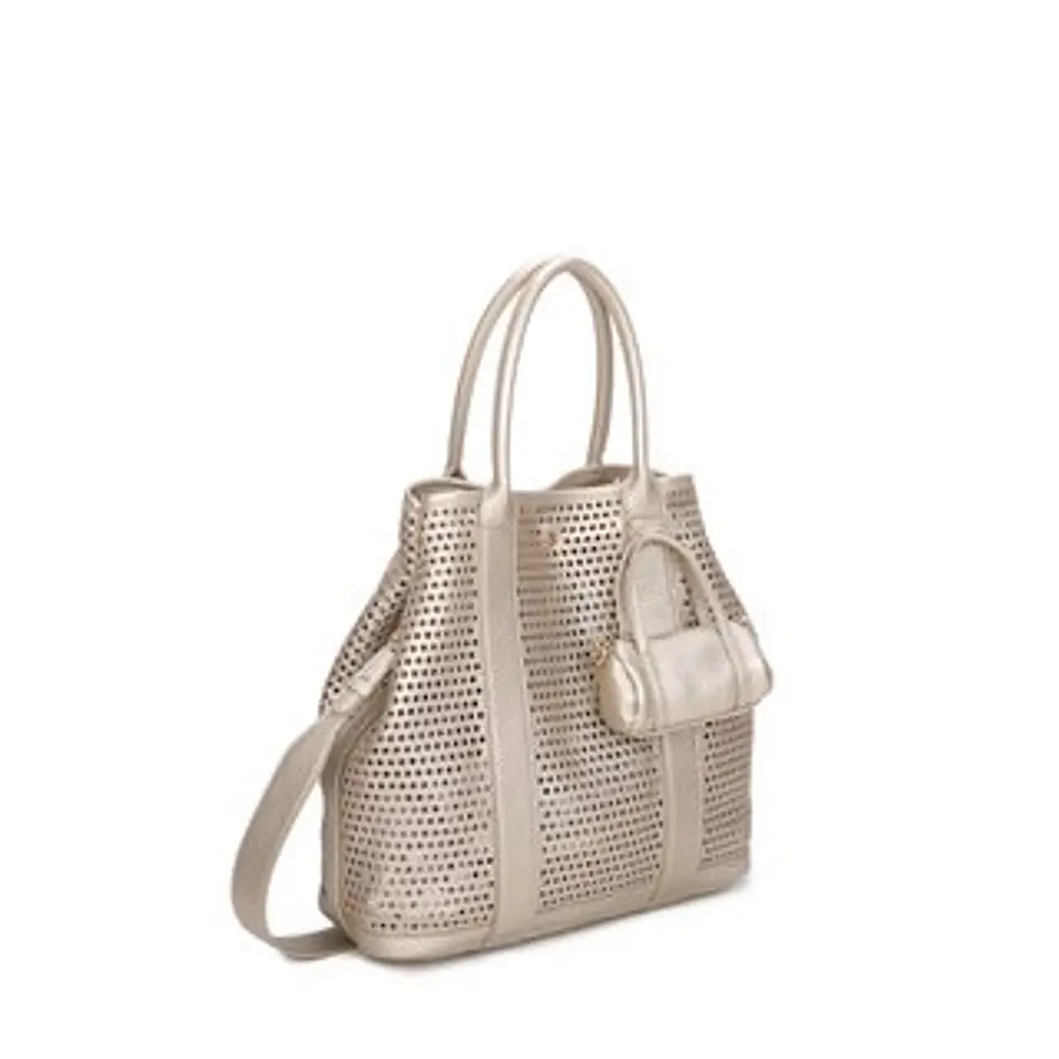 Sac cabas perforé fermeture bouton magnétique 1