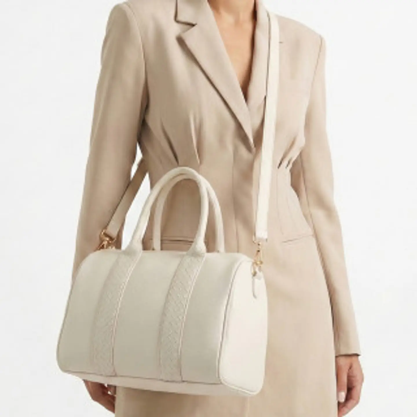 Sac fourre tout entrelacé style haut de gamme 1