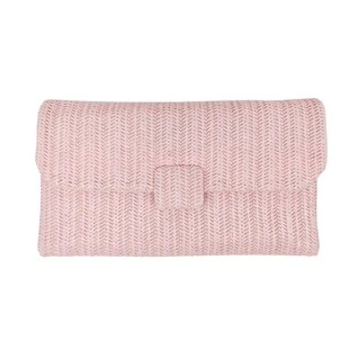 Petite pochette en raphia tressé style bohème 1