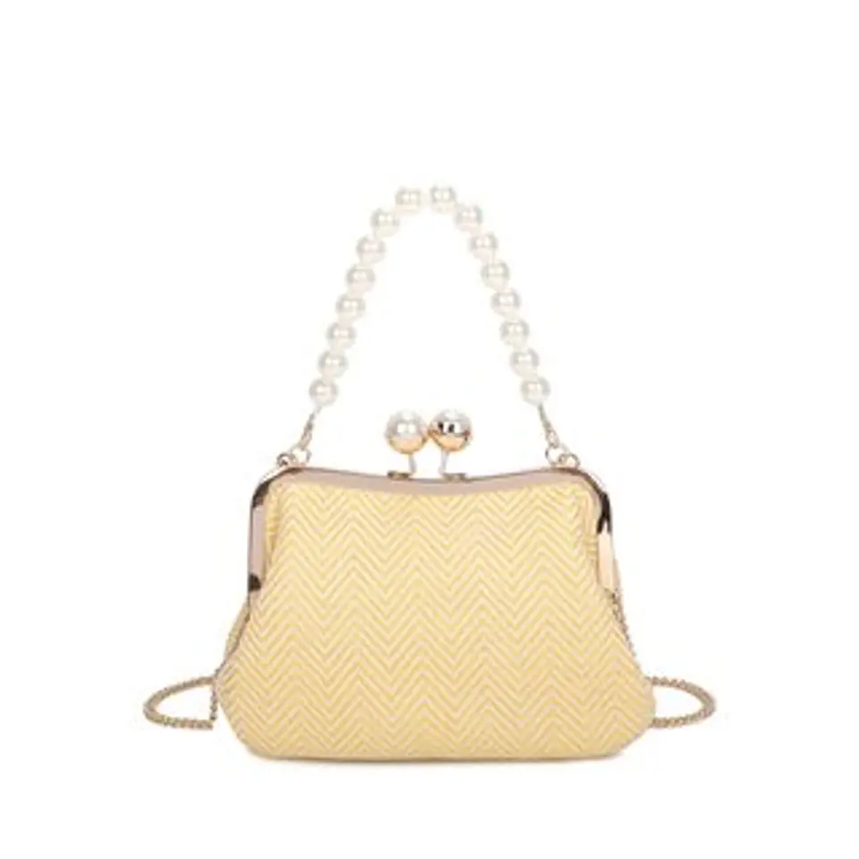 Sac à main élégant anse nacre nacre véritable luxe 1