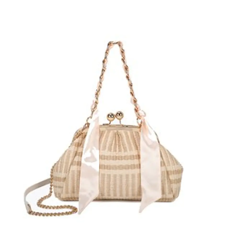 Sac à main glamour ruban satin doux satiné 1