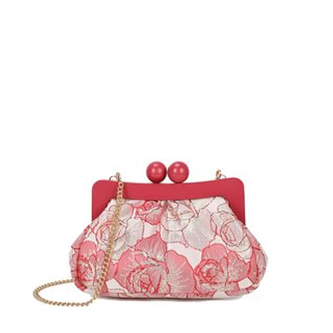 Sac à main tendance motif floral palette colorée