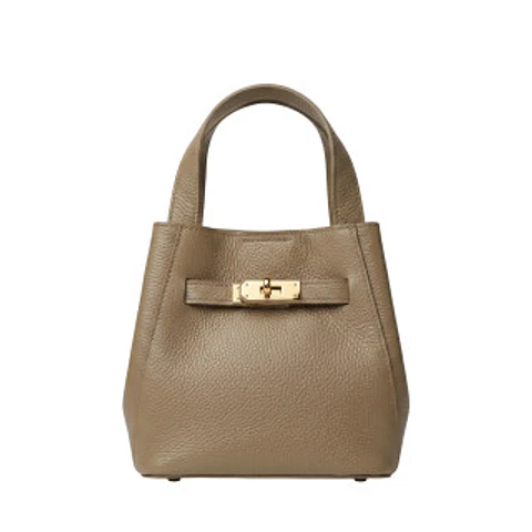 Sac à main cuir véritable texture grainée luxe