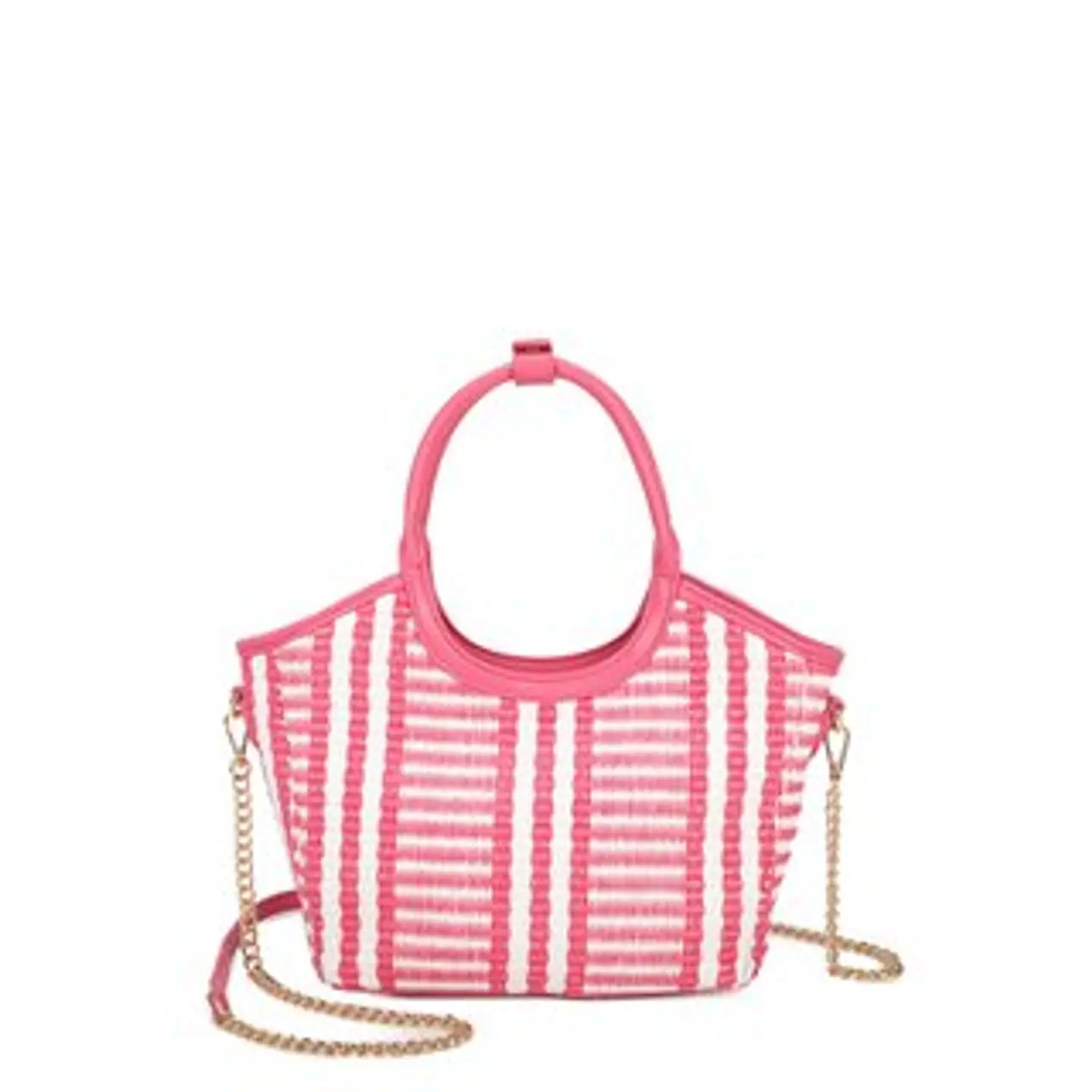 Sac à main raphia anse épaule textile souple 1