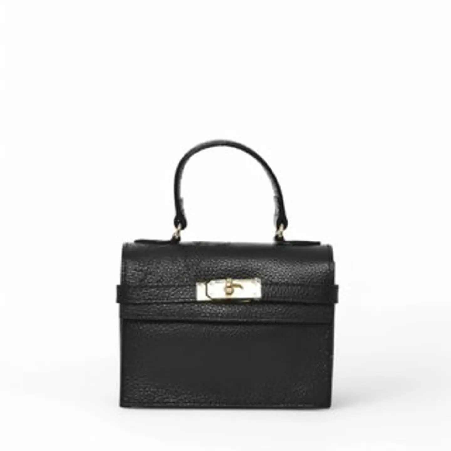 Sac à main rigide cuir saffiano haute résistance 1