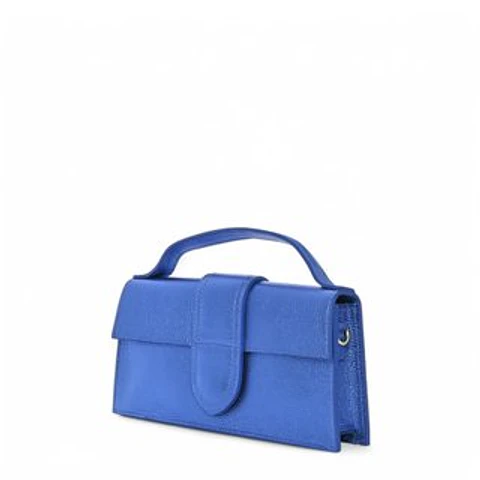 Sac bandoulière cuir grainé porté travers grand confort