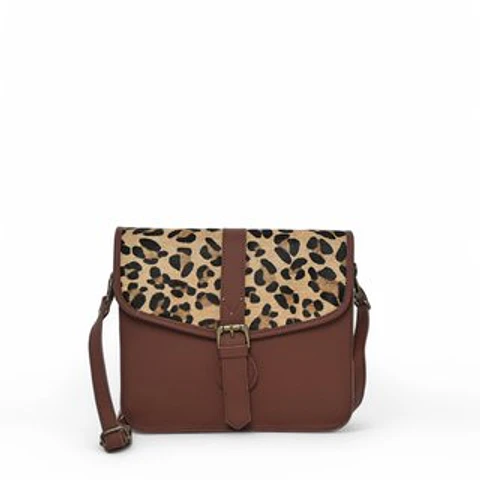 Sac bandoulière moderne cuir lisse sangle amovible réglable