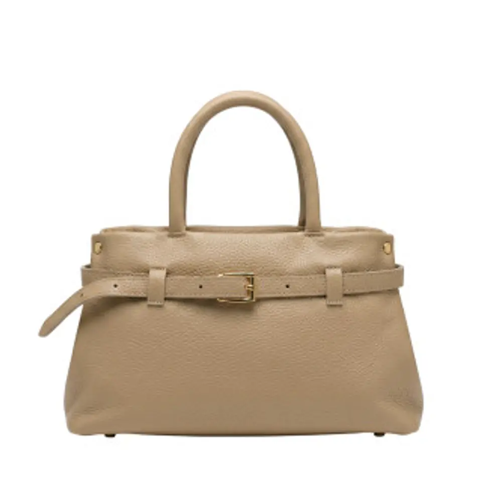 Sac bandoulière zippé cuir imperméable fermeture sécurisée 1