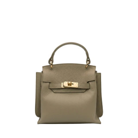 Sac bandoulière fonctionnel cuir grainé multiples rangements utiles