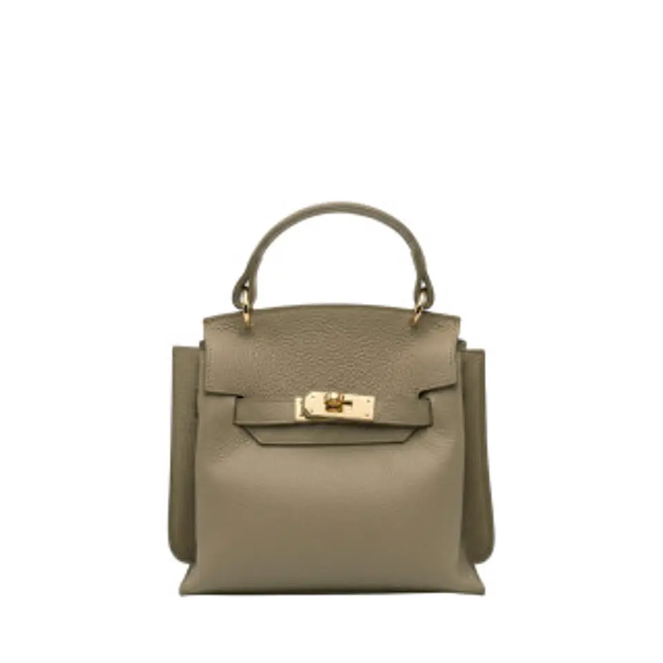 Sac bandoulière fonctionnel cuir grainé multiples rangements utiles 1