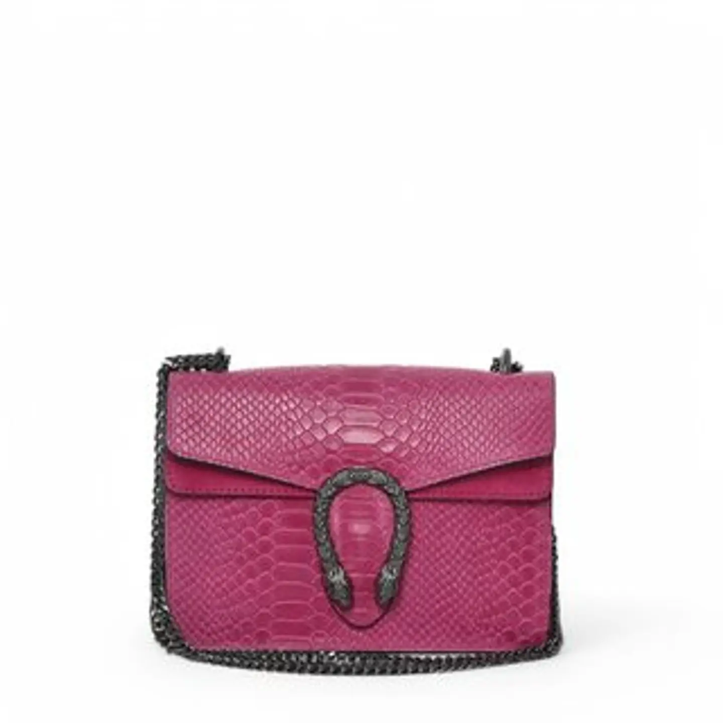 Sac bandoulière de ville cuir brillant reflets glamour 1