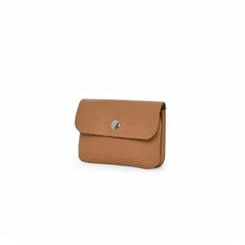 Pochette téléphone portable cuir grainé fentes cartes fonctionnelle 