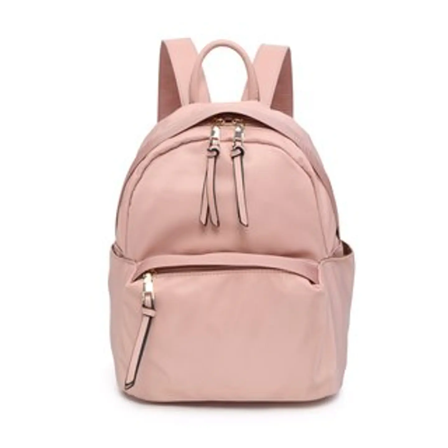 Sac à dos en nylon avec poche extérieure accessible zippée moderne 1