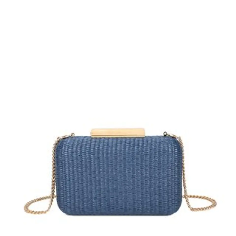 Pochette raphia naturelle grand volume shopping estival entièrement doublée 1