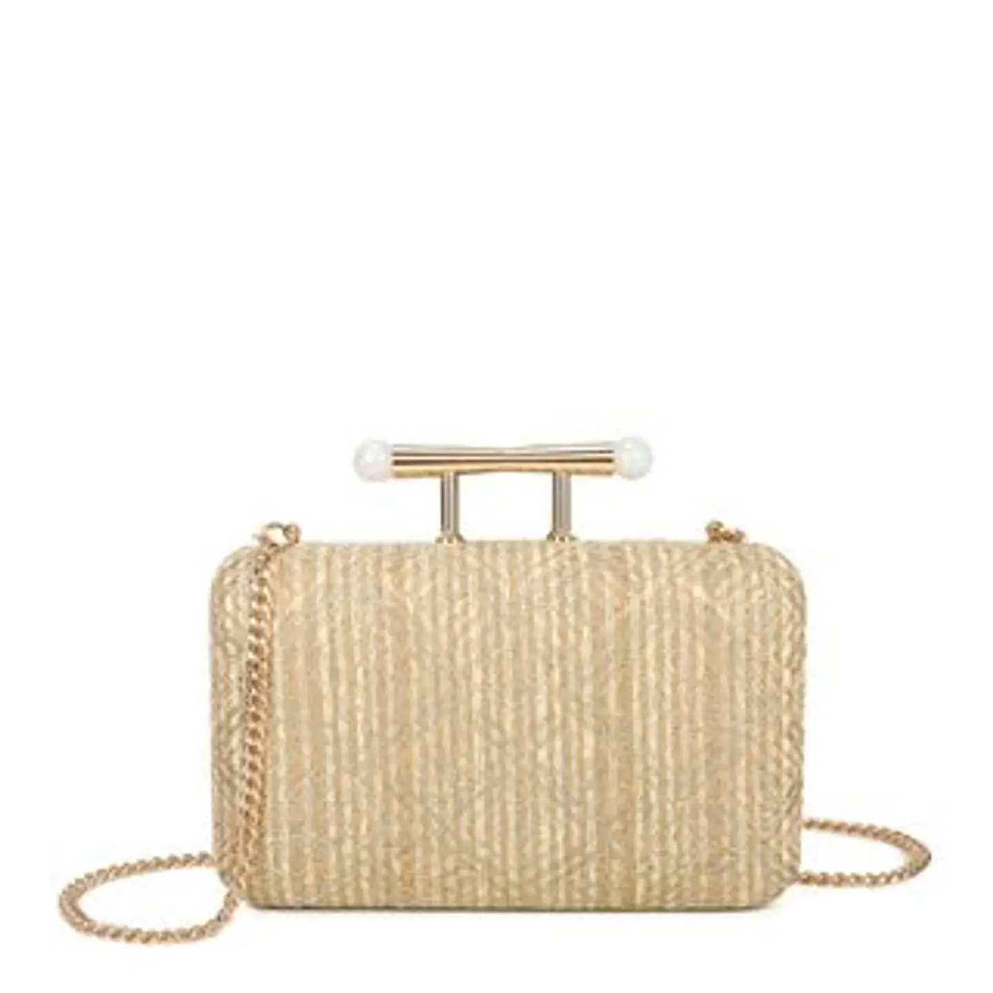 Pochette raphia crochetée fleurs ajourées romantiques look poétique doux 1