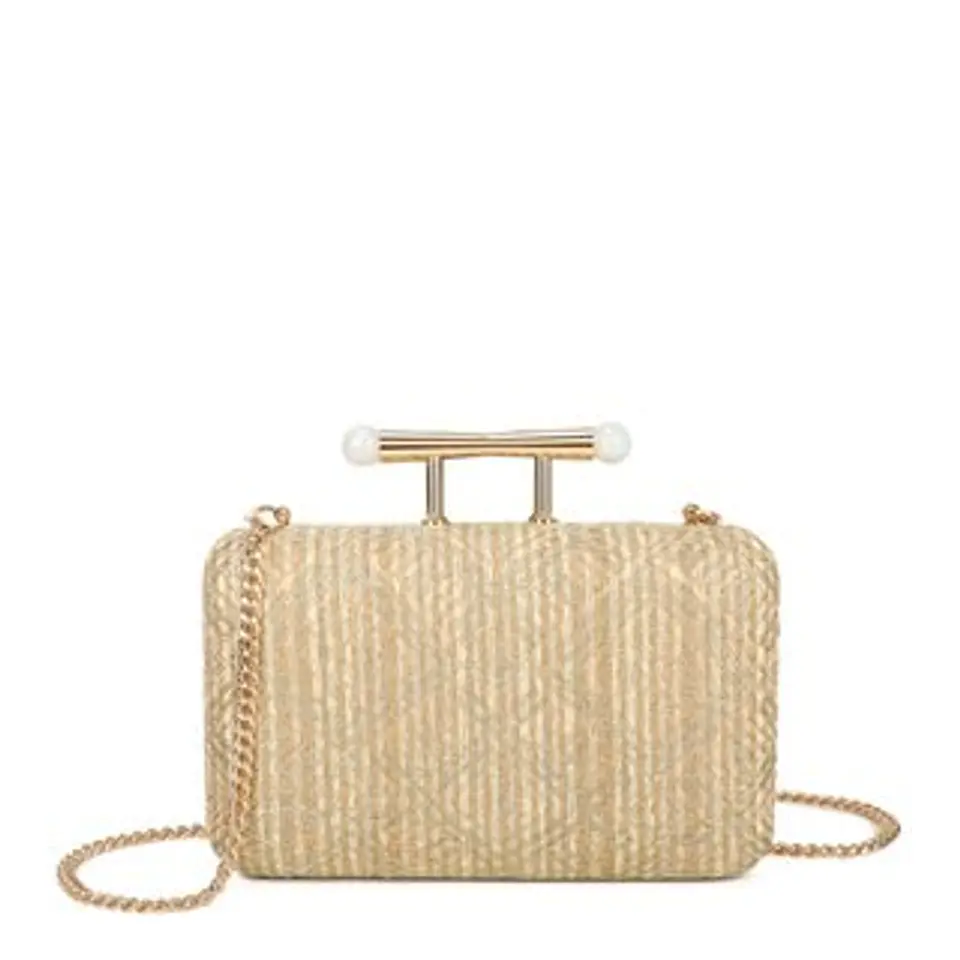 Pochette raphia crochetée fleurs ajourées romantiques look poétique doux 1