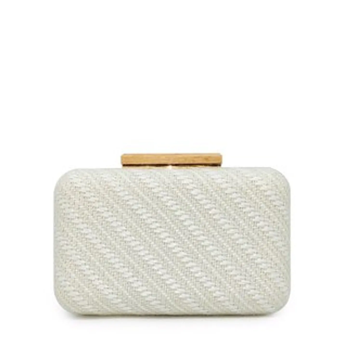 Pochette pour femme en tissu brillant reflets métallisés glamour nuit 1