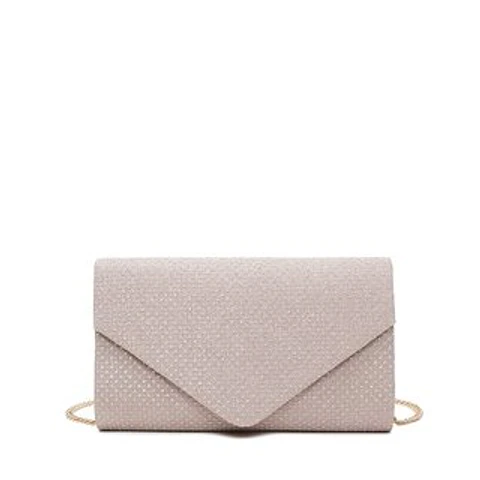 Pochette pour femme avec anse dorée lumineuse sangle chaîne amovible