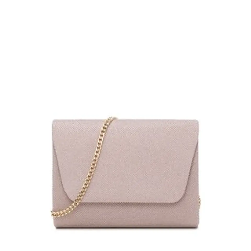 Pochette rectangulaire femme cuir lisse silhouette épurée bureau chic 1