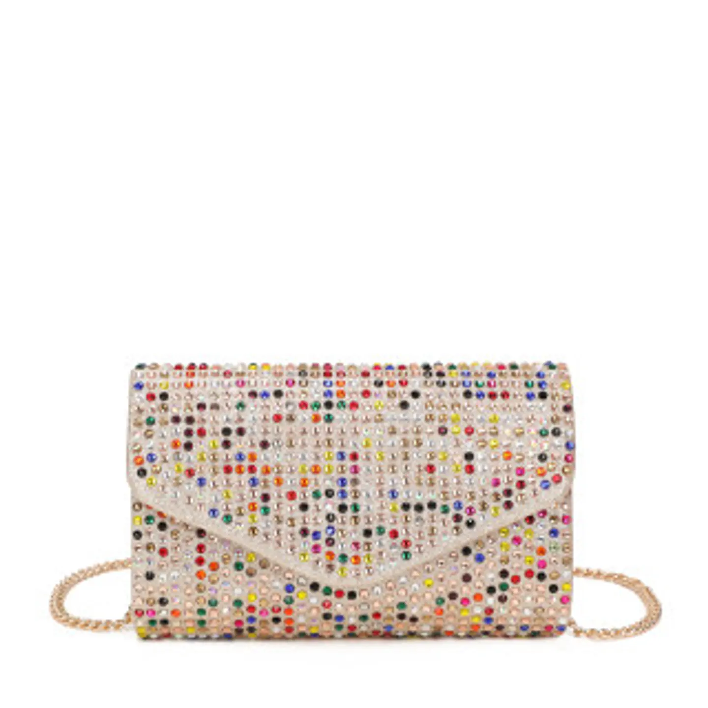 Sac banane pour femme avec strass étincelants sangle noire 1