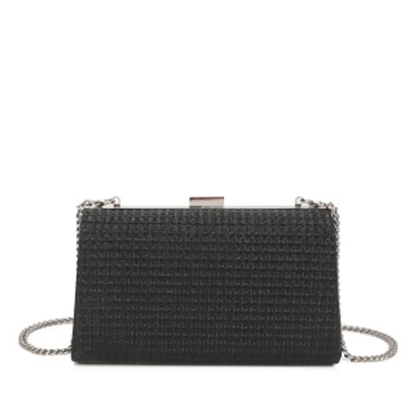 Sac banane élégant strass ébène lignes pures minimalistes 1