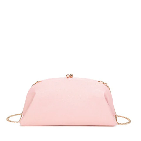 Sac banane glamour strass sangle chaîne métallisée luxe