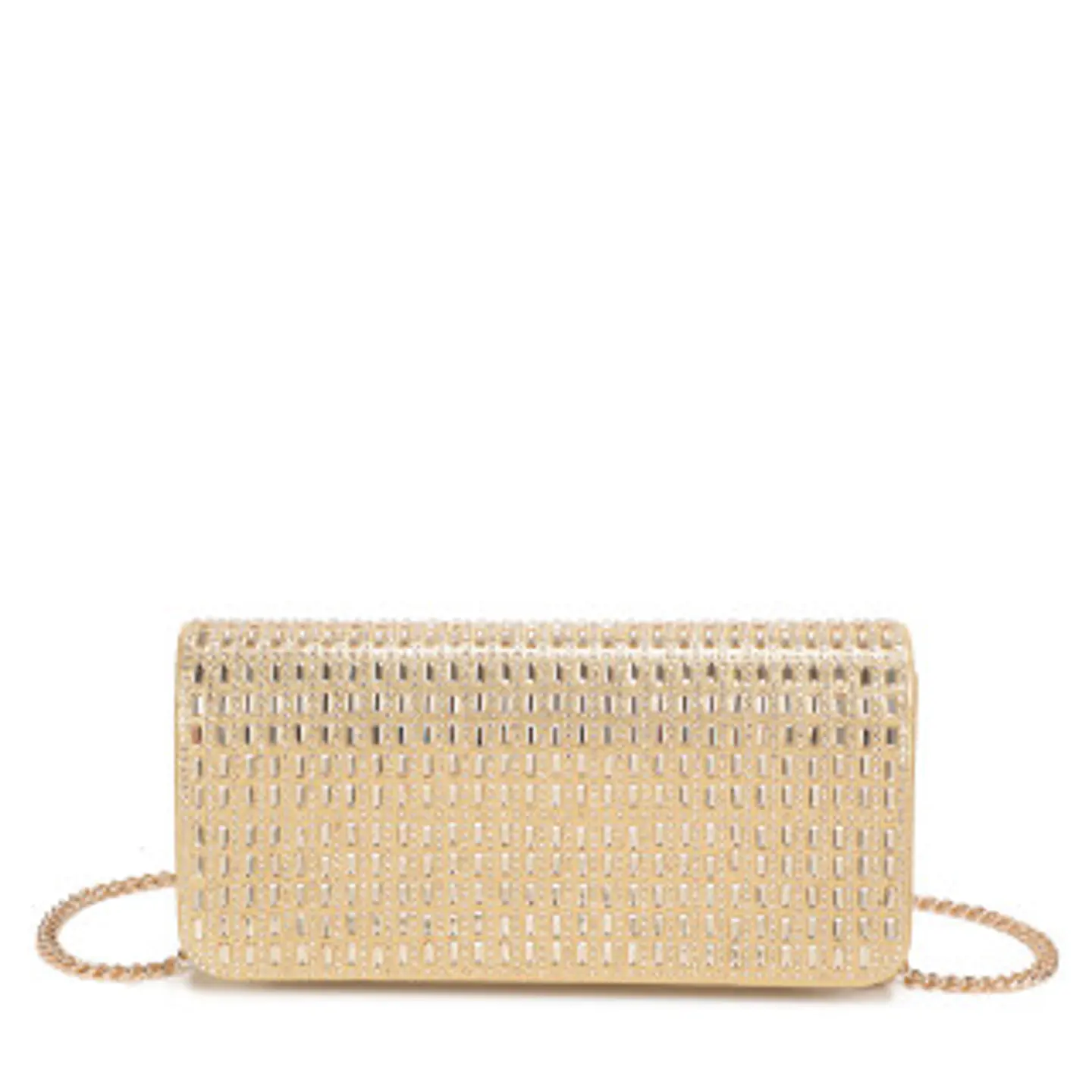 Sac banane soirée strass rectangulaires silhouette structurée luxe 1