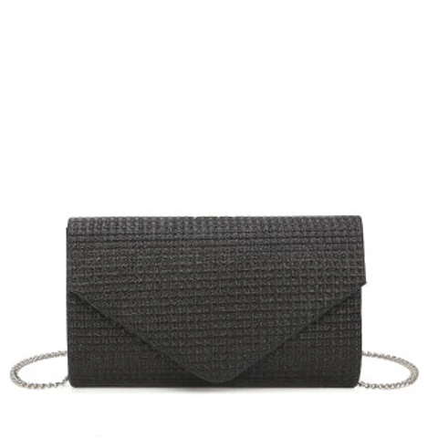 Sac banane femme avec chaîne dorée entrelacée sangle confort