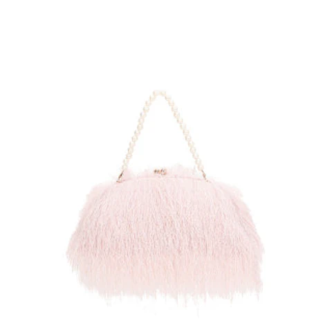 Sac banane pour femme avec bordure en fourrure douce hivernale