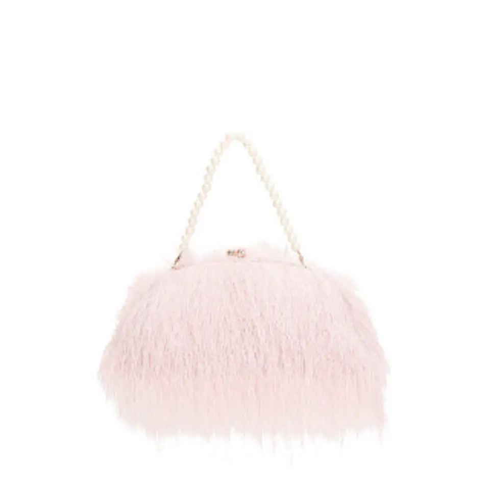 Sac banane pour femme avec bordure en fourrure douce hivernale 1