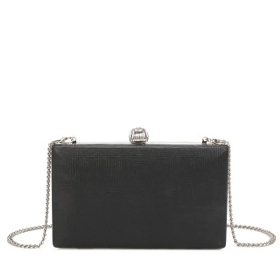 Sac banane rectangulaire chic cuir grainé multi rangements pratiques 1