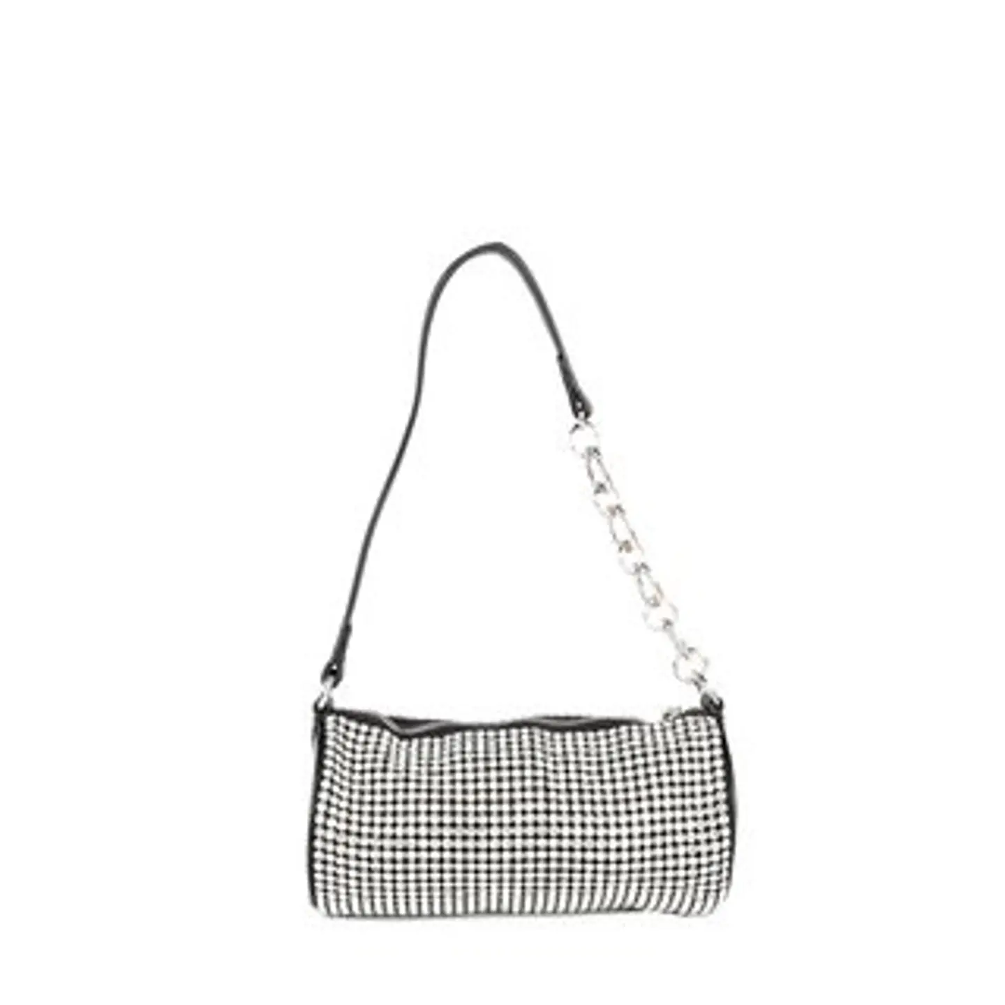 Sac banane de fête avec strass et chaîne sangle métallisée 1