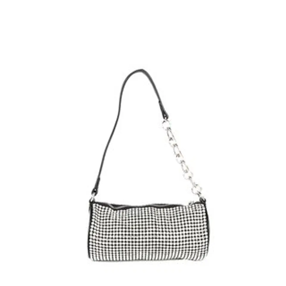 Sac banane de fête avec strass et chaîne sangle métallisée 1